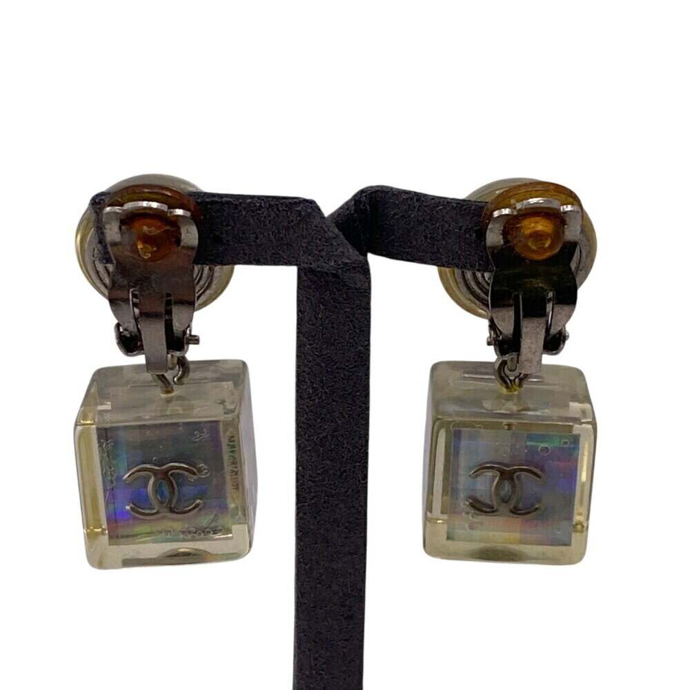 Chanel Cc Logo Clip-On Earrings #228801C91B - Picture 4 of 9